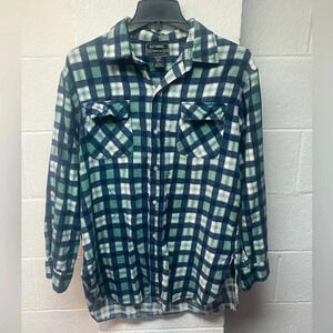 National Outfitters Mens Plaid
Flannel Shirt L Button Up